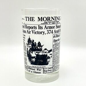 The Morning Call Chronicle Commemorative Newspaper June 6‎ 1967 Libbey Glass Cup